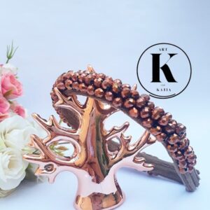 Tiara de Cristais de Vidro - Luxo